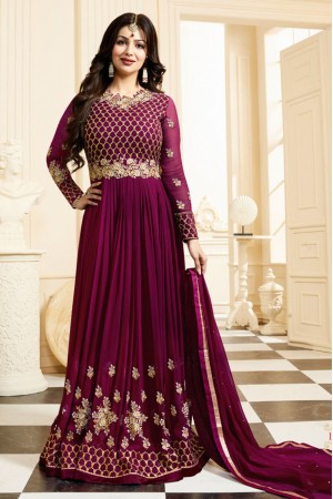 Ayesha Takia color georgette anarkali